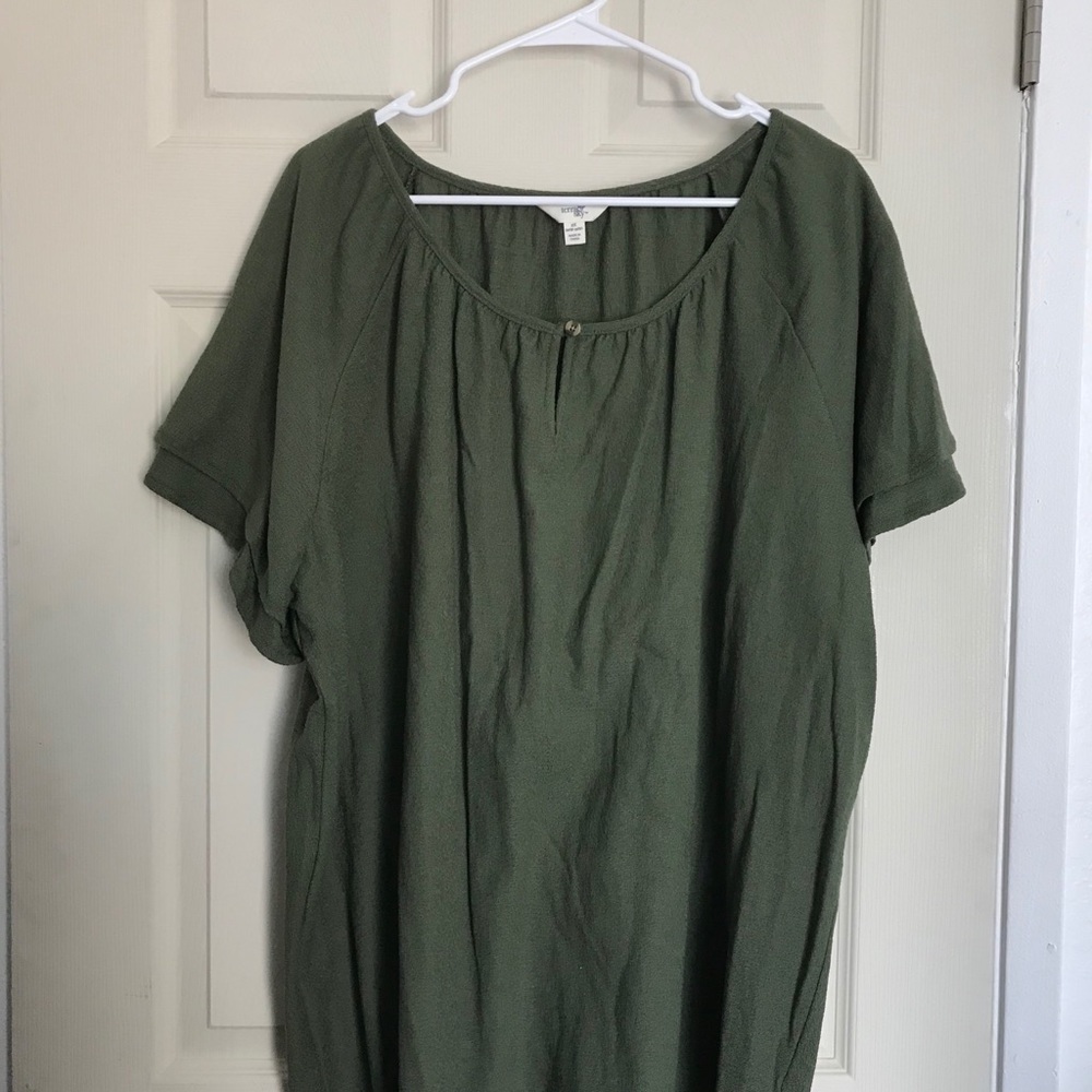 Dark green blouse